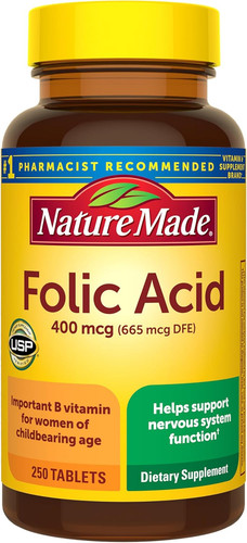 Folic acid 400 mcg tablets - 400,